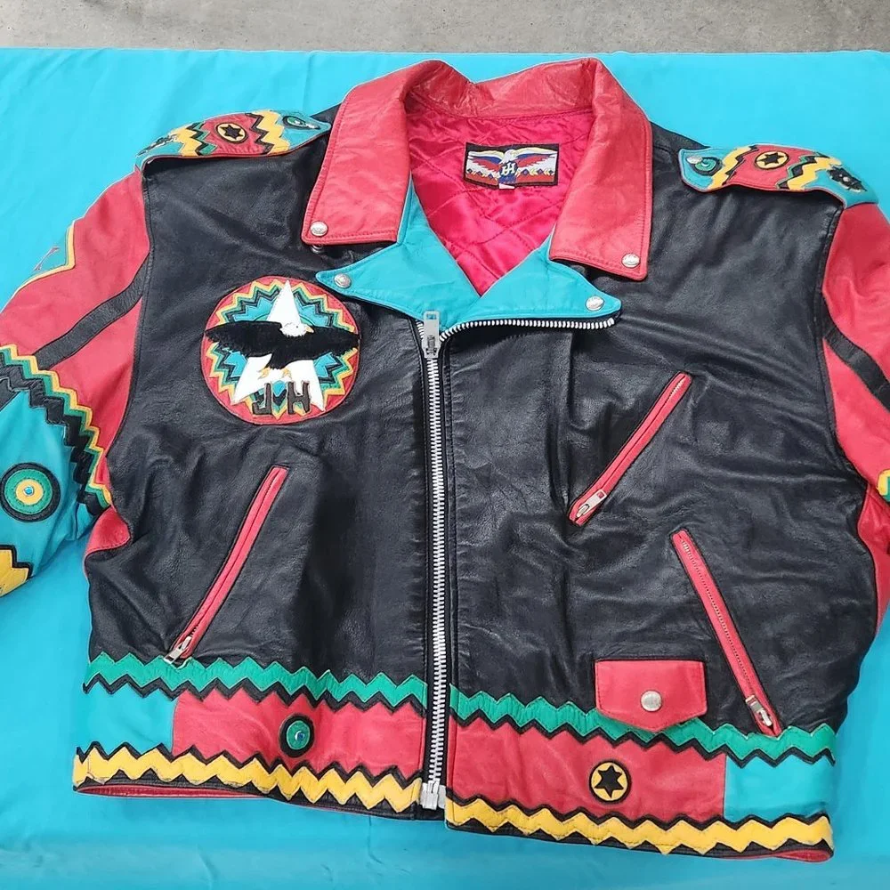 Jeff Hamilton Leather Indian Jacket - Picture 4 of 4